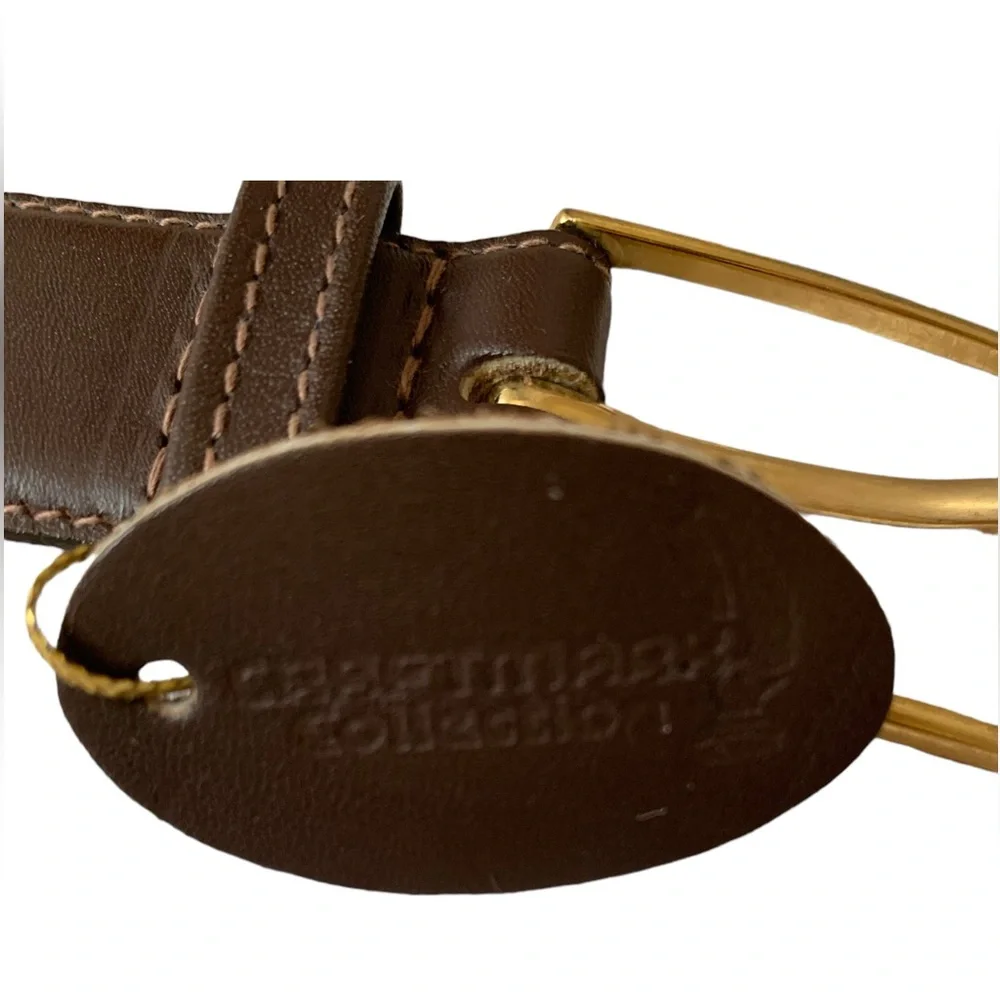 Buxton Soft Touch Cowhide Leather Brown Belt Men’s Size 32 USA style3771…
